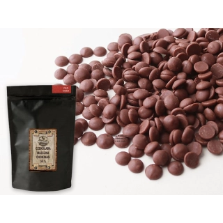 CZEKOLADA MLECZNA 34 % CHOKINAG DO ROZPUSZCZANIA 1 kg MAŁE KALETKI ( DROPSY ) SUPER